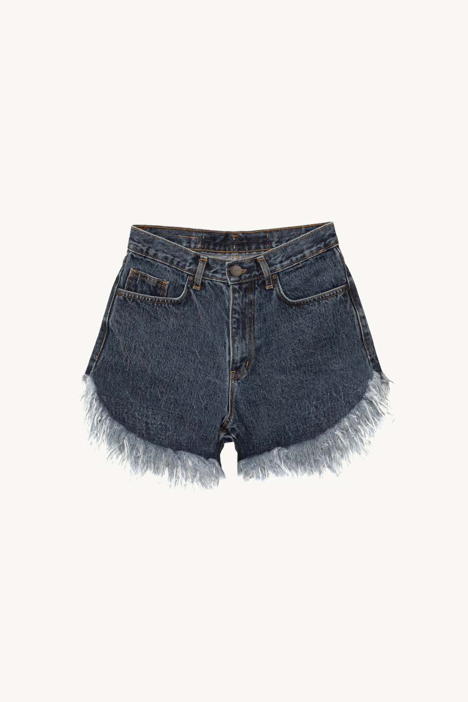 Navy Chill Jean Shorts Vassia Kostara